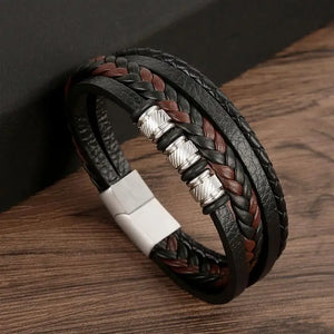 REBEL Band™️ Multi Band Leather Bracelet