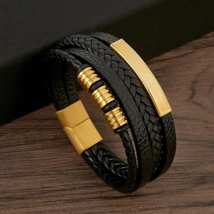 REBEL Band™️ Multi Band Leather Bracelet